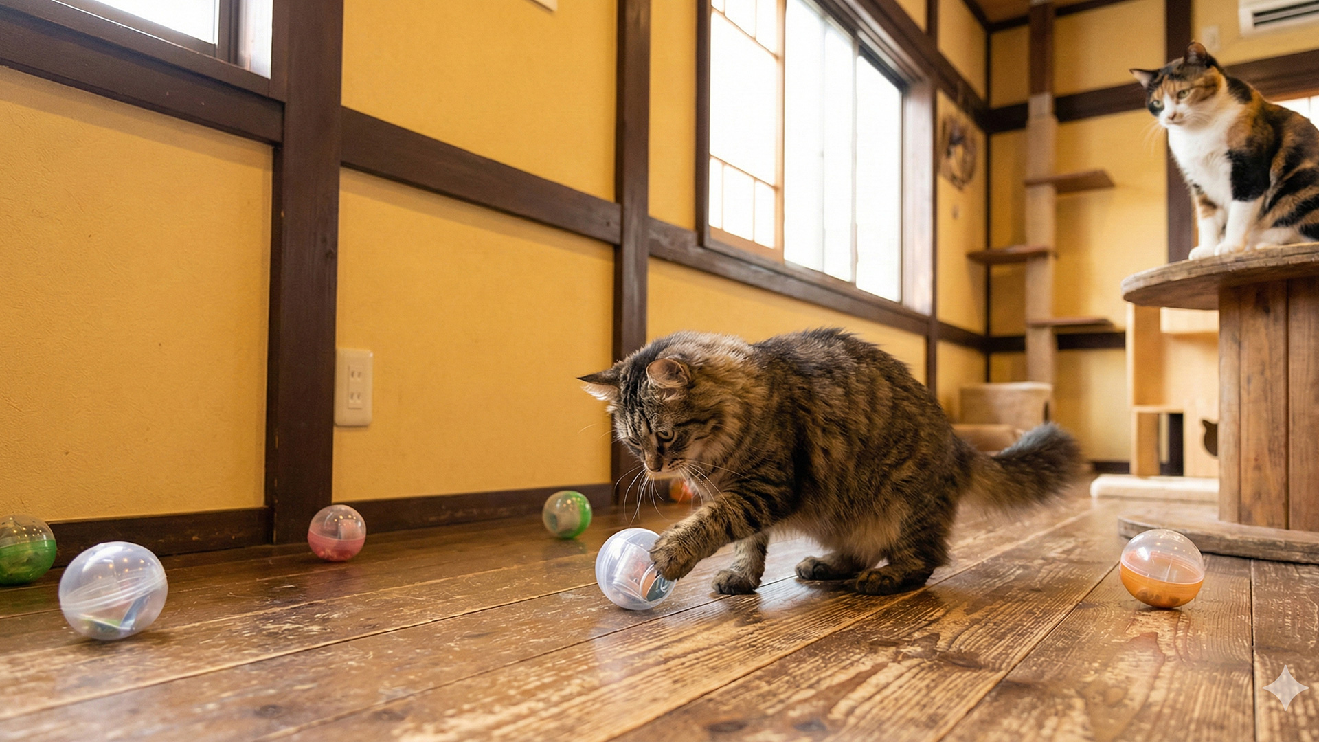Cat playing